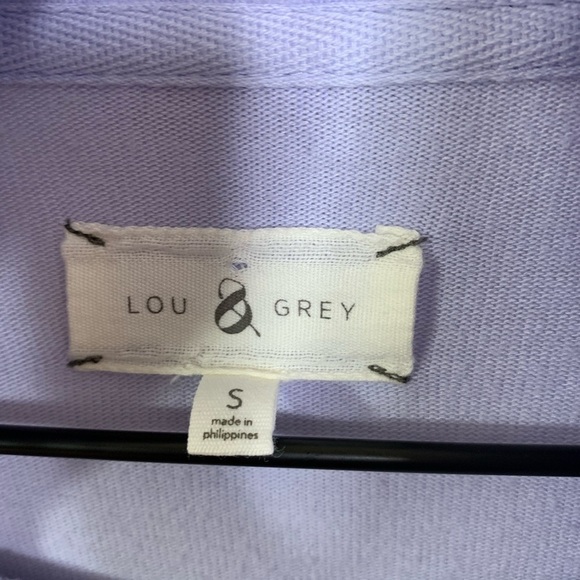 Lou & Grey Lavender Purple Soft Cowl Neck Pullover Womens S - Picture 2 of 10